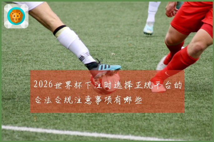 2026世界杯下注时选择正规平台的合法合规注意事项有哪些