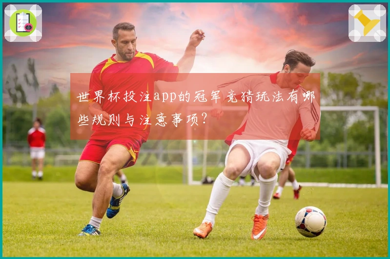 世界杯投注app的冠军竞猜玩法有哪些规则与注意事项？