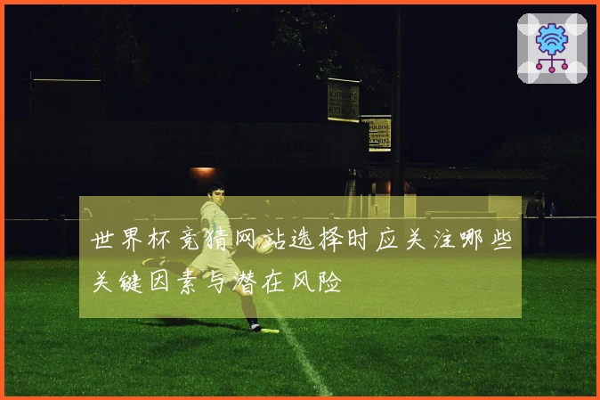 世界杯竞猜网站选择时应关注哪些关键因素与潜在风险